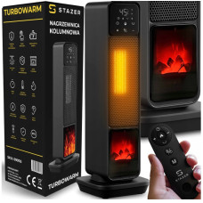 Електричний обігрівач, тепловентилятор, безшумний таймер колонки + пульт дистанційного керування (Польща)